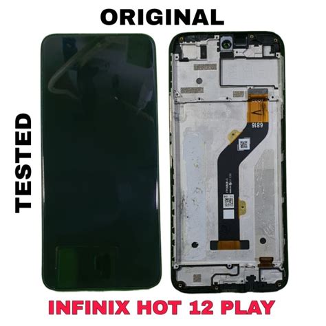 Jual Lcd Ts Frame Infinix Hot Play Normal Original Tested Shopee