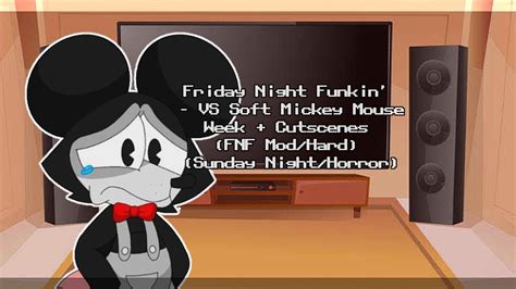 Friday Night Funkin VS Soft Mickey Mouse Week Cutscenes FNF Mod