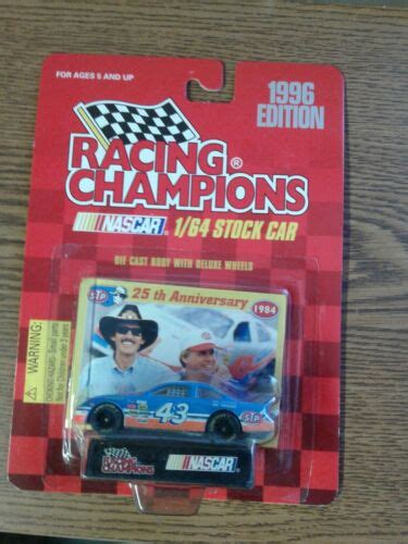 1996 RACING CHAMPIONS 1/64 RICHARD PETTY - STP PONTIAC- 1984 - 25TH ...