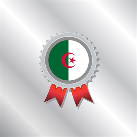 Premium Vector Illustration Of Algeria Flag Template