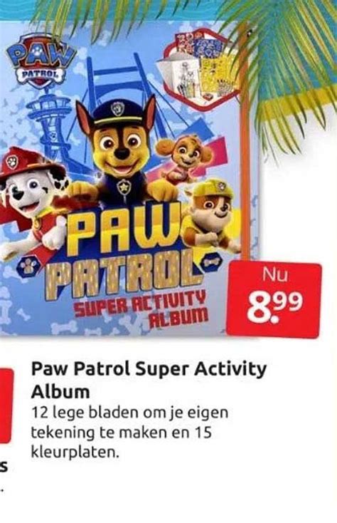 Paw Patrol Super Activity Album Aanbieding Bij BoekenVoordeel 1Folders Nl