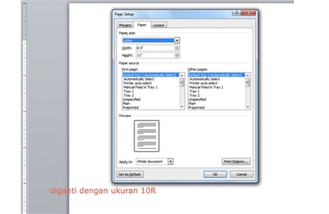 Daftar Ukuran 10R dalam MM, INCI, CM (+ Cara Setting)