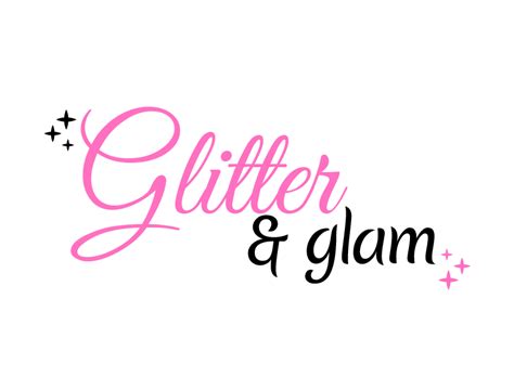 Glitter & Glam logo design | Flyer design | Web Shop | Visual identity | CMS system | Bussines ...