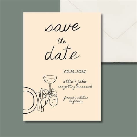 Save The Date Whimsical Etsy