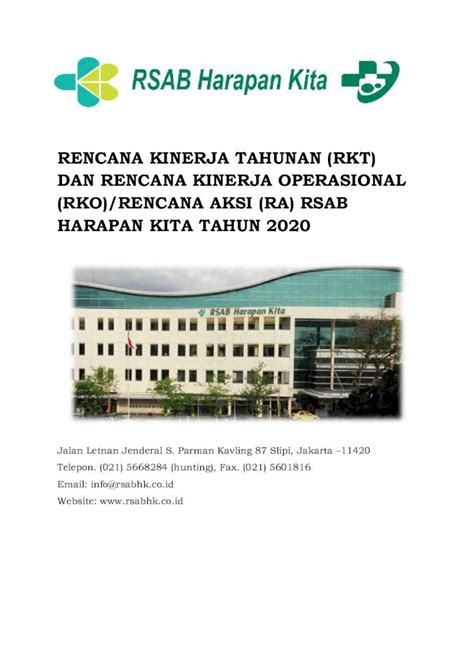 Pdf Rencana Kinerja Tahunan Rkt Dan Rencana Kinerja