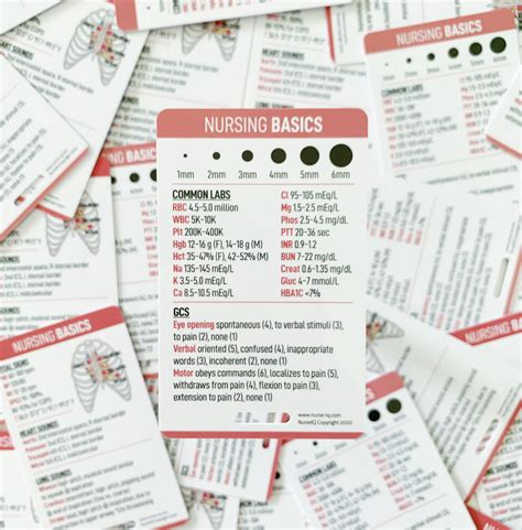 Nursing Basics Nursing Reference Cards Nurseiq