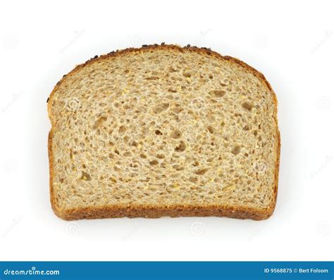 Single Slice Of Healthy Whole Grain Bread Royalty Free Stock Photo