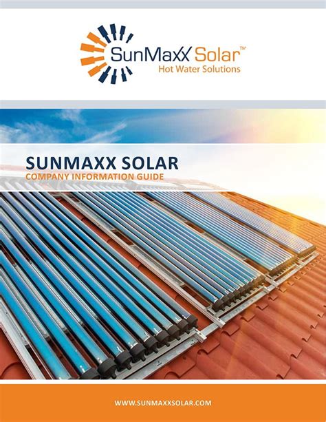 Sunmaxx Thermopower And Titanpower Thermosyphon Solar Collectors Solar