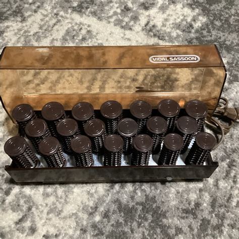 Vidal Sassoon Hair Vintage Vidal Sassoon Hairsetter Type H Hot Rollers Set Wclips Tested
