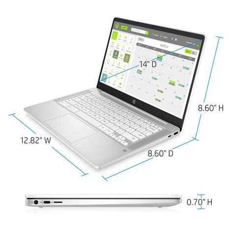 Mua Hp Chromebook Inch Hd Laptop Intel Celeron N Gb Ram