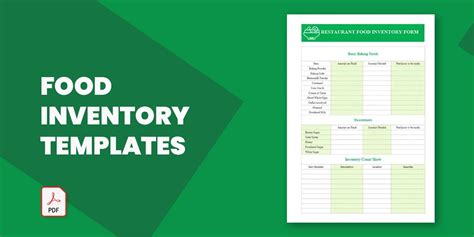 19+ Food Inventory Templates – Free, Sample, Example, Format Download