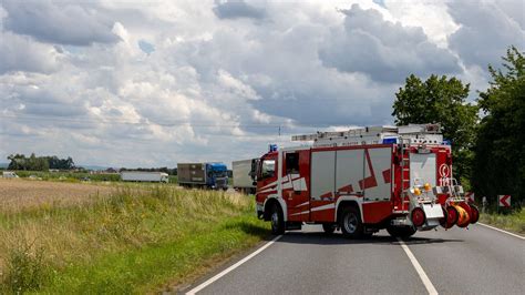 M Nster Unfall Auf B Bei Altheim Motorradfahrer Schwer Verletzt