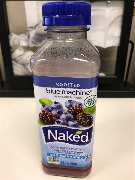 Naked Juice Smoothie Blue Machine Calories Nutrition Analysis