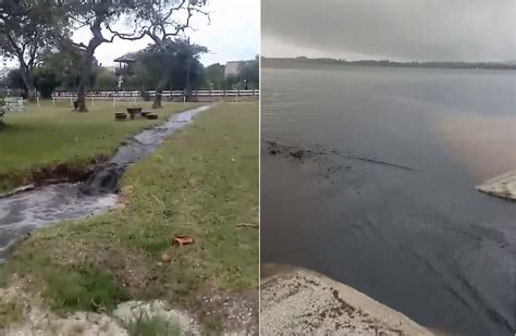 Den Ncia Mostra Despejo De Esgoto Na Lagoa De Araruama Em S O Pedro Da