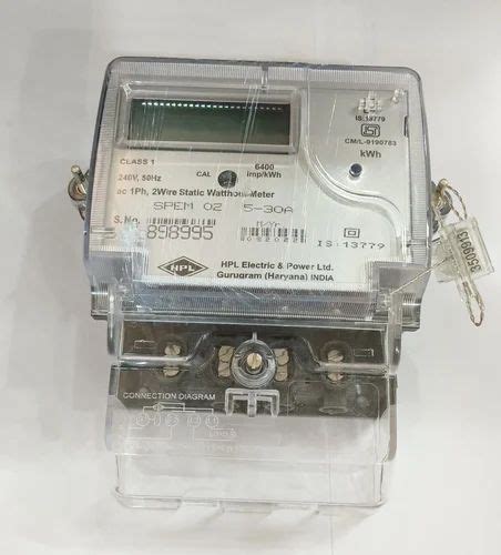 Single Hpl Digital Energy Meter Model Name Number Spem