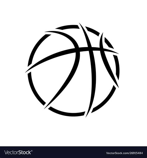 Basketball Outline Logo