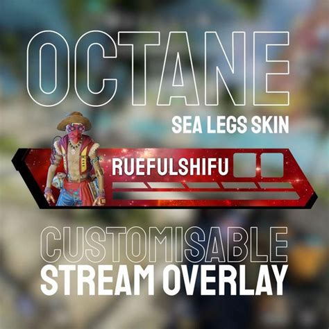 Octane Apex Legends Health Bar Overlay Animated For Streaming On