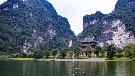 Ninh Binh Bai Dinh Buddhism Pagoda Stock Image - Image of cultural ...