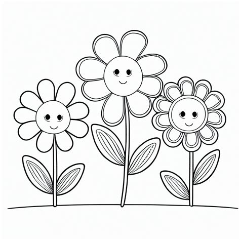 Desenhos de Flores para Colorir Grátis Desenhos para Colorir