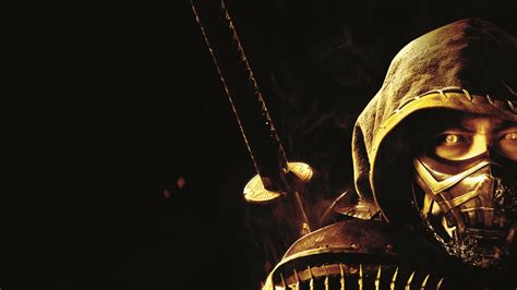 Scorpion Mortal Kombat 4K Wallpaper for iPhone