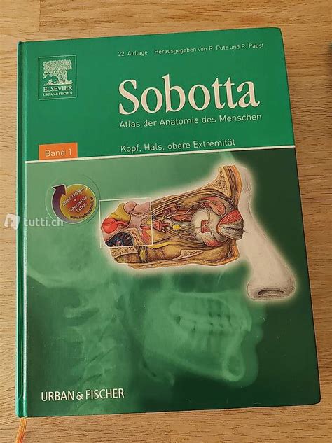 Sobotta Anatomie Atlas Canton Zurich Tutti Ch