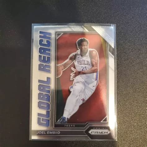 Joel Embiid Global Reach Panini Prizm Basketball Nba Ers