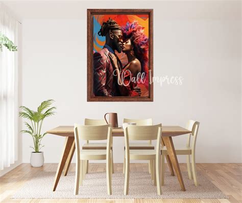 Afrocentric Canvas Wall Art, African American Wall Art Canvas, Mailed ...