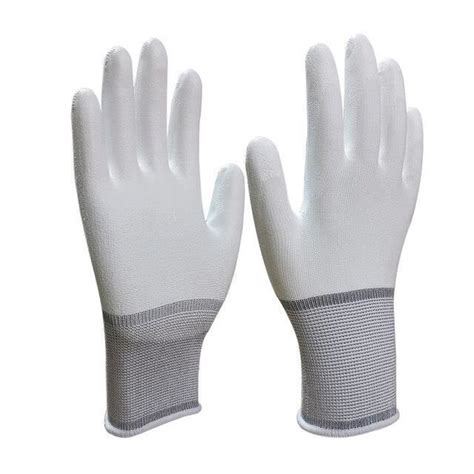 Gant De Chantier White M Gants De Travail En Nylon Et Coton Paires