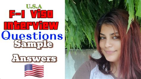 F Visa Interview Common Questions And Answers Sample Answers For F