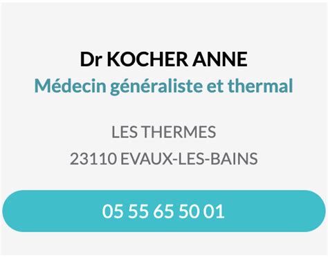 Vous Cherchez Un M Decin Thermal Pour Votre Cure Vaux Les Bains