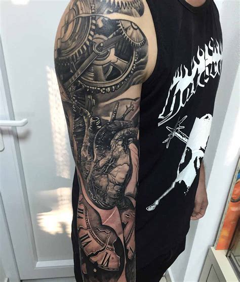 Mechanical Sleeve Tattoo - Best Tattoo Ideas Gallery