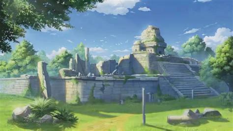 Pin By Em Ph I Ng On L U Nhanh Fantasy Landscape Anime Background