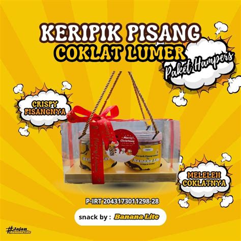 Jual Banana Lite Paket Hampers Toples Gram Keripik Pisang