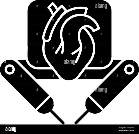 Surgical Robot Black Glyph Icon Stock Vector Image And Art Alamy