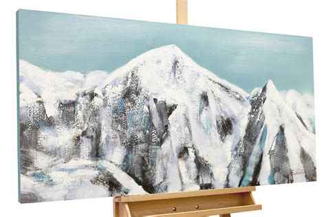 Peinture Acrylique Massive Mountains Kunstloft