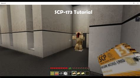 Scp 173 On Minecraft Bedrock Scp Tutorials Youtube