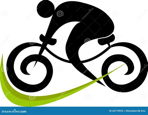 Cycling Logo Stock Vector Illustration Of Cycling Artistic