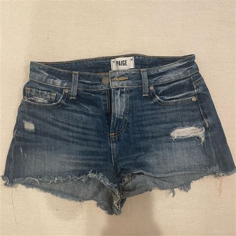 Paige Shorts Paige Denim Shorts Daryn Distressed Denim Shorts