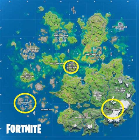 Where To Find Every Fortnite Season 3 Mythic Weapon