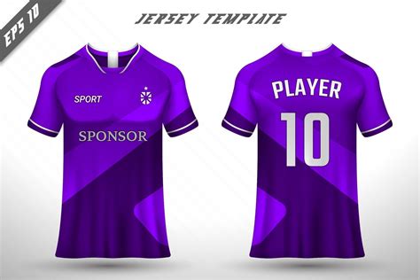 Soccer Jersey And T Shirt Mockup Vector Design Template 3475749 Vector