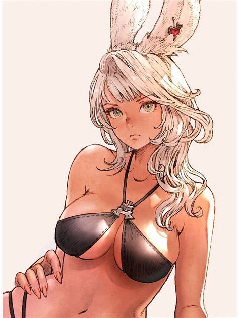 Hot Viera Race Bikini Final Fantasy XIV 14 FFXIV Series Sexy Lewd