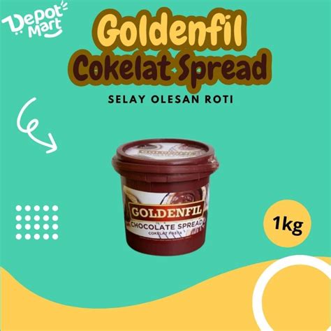 Jual DepotMart Goldenfil Chocolate Spread 1 Kg Goldenfill Cokelat