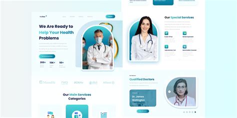 Health Care Landing Page Figma