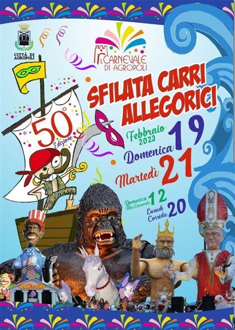 Agropoli Il Carnevale Di Entra Nel Vivo Il E Il Febbraio