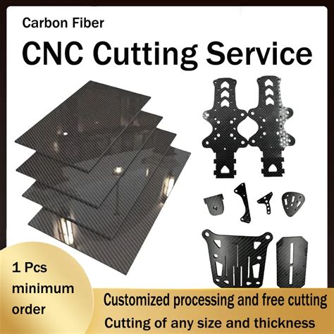 Customized Carbon Fiber CNC Cutting Plate Service DIY Carbon Fiber