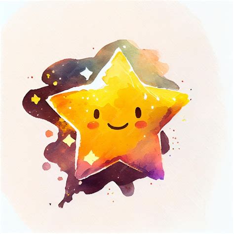 Premium Photo | Abstract emoji star illustration with isolated background