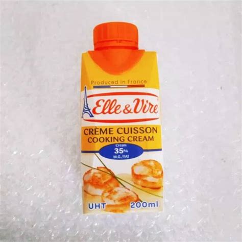 Jual Cooking Cream Elle Vire 200 Ml Shopee Indonesia