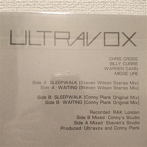 Yahoo Ultravox Sleepwalk