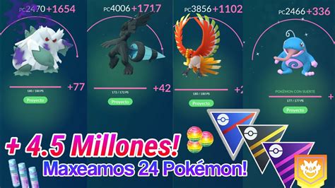 GASTAMOS 4 5 MILLONES de Polvos Estelares Pokémon GO PvP YouTube