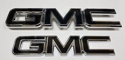 Chrome Black Front Grille Rear Tailgate Emblems Badges Fit